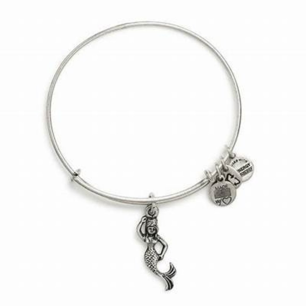 NWT, Alex and Ani Russian Silver Mermaid Bracelet